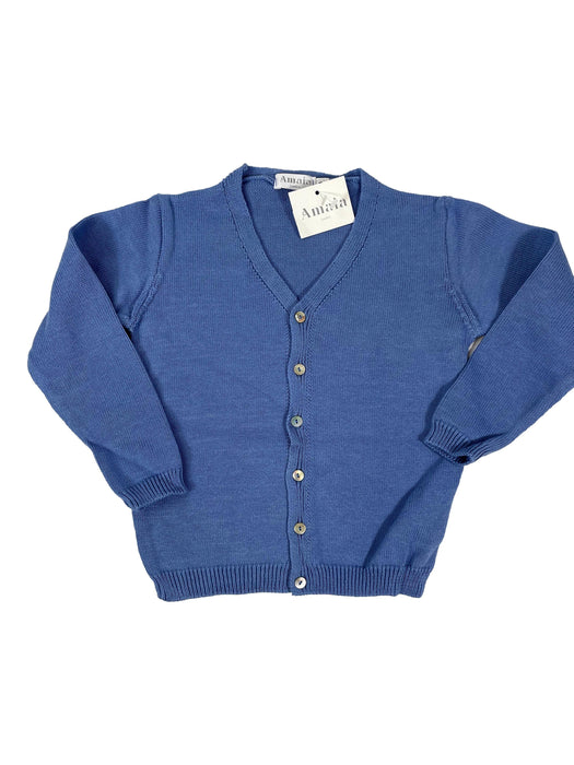 AMAIA outlet gilet bleu medium 6m, 2 ans et 3 ans