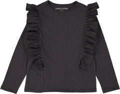 LOUIS LOUISE outlet tee shirt fille noir 6 ans